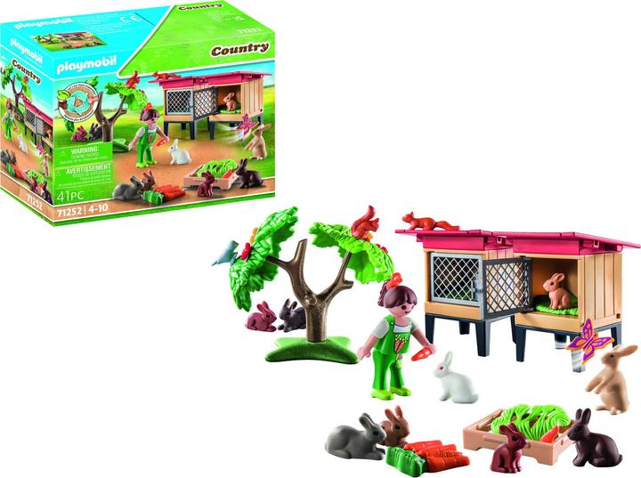 Actual product image Playmobil 71252 Rabbit hutch (71252, Playmobil Country)
