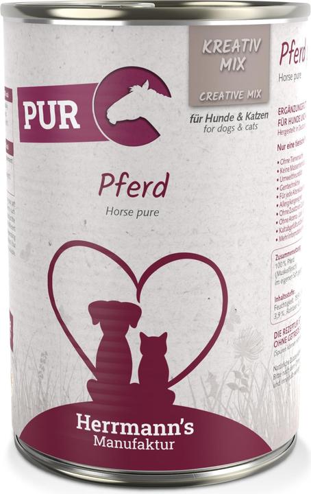 Immagine prodotto Herrmanns Carne pura di cavallo (Adulto, 1 pz., 400 g)