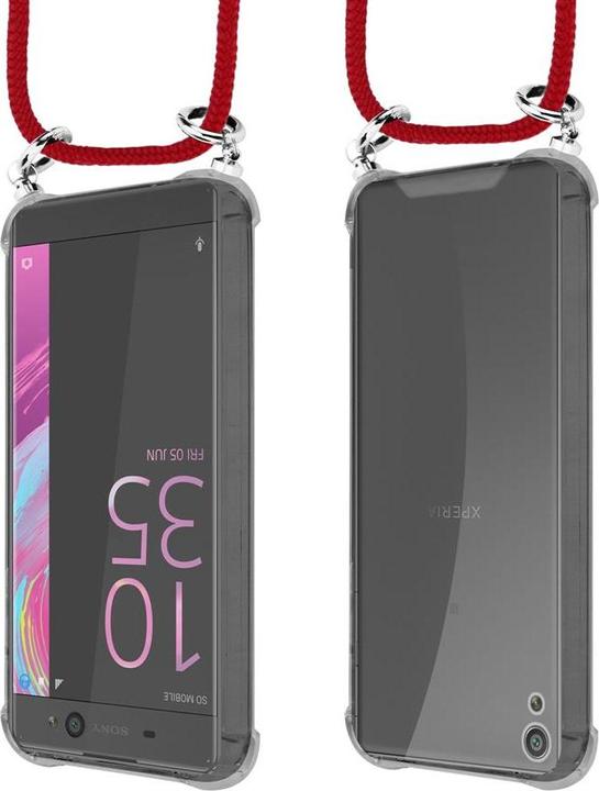 Produktbild Cadorabo TPU Handy Kette SILBER Cover