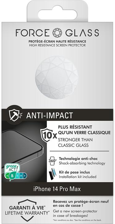 Actual product image Bigben Connected Glass screen protector (1 Piece, Apple iPhone 14 Pro Max)