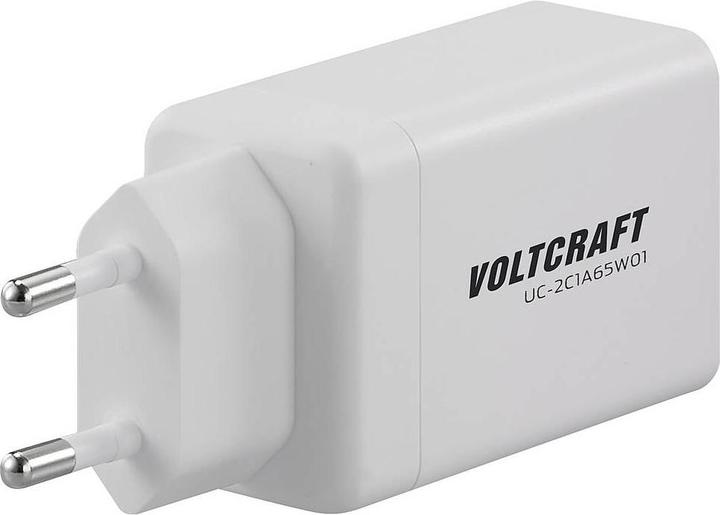 Image du produit Voltcraft UC-2C1A65W01 USB-Ladegerät 65 W Steckdose, Innenbereich Ausgangsstrom (65 W)