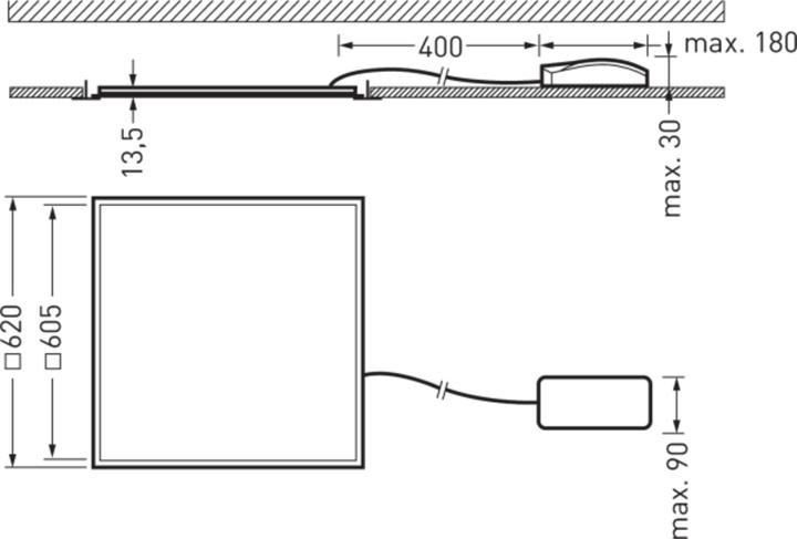 Produktbild Trilux LED-Wanneneinbauleuchte Valineo G3 #7569951 (4000 lm)