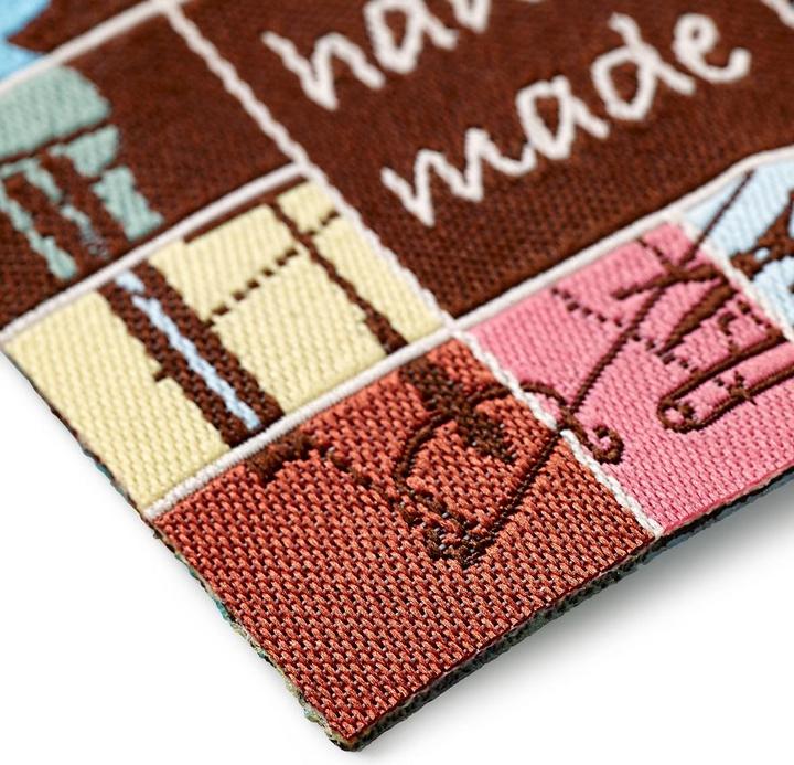 Actual product image Prym Appliqué label handmade sewing, colourful
