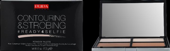 Actual product image Pupa Milano Contouring & Strobing Palette Ready 4 Selfie Light Skin (#001 Light)