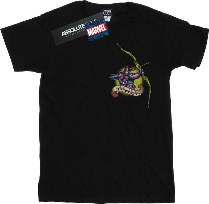 Hawkeye Tattoo Breast Print TShirt (4XL)