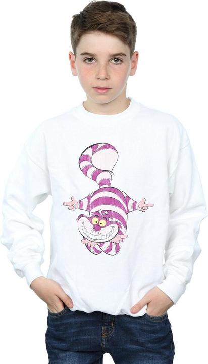 Actual product image Disney Boys Alice In Wonderland Cheshire Cat Upside Down Sweatshirt (116)