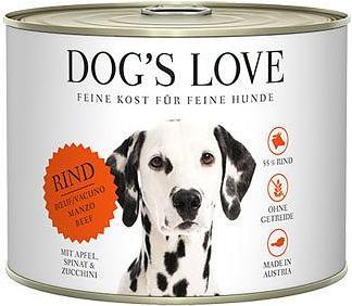 Immagine prodotto Dog's love Manzo adulto, mela, spinaci e zucchine (Adulto, 6 pz., 200 g)