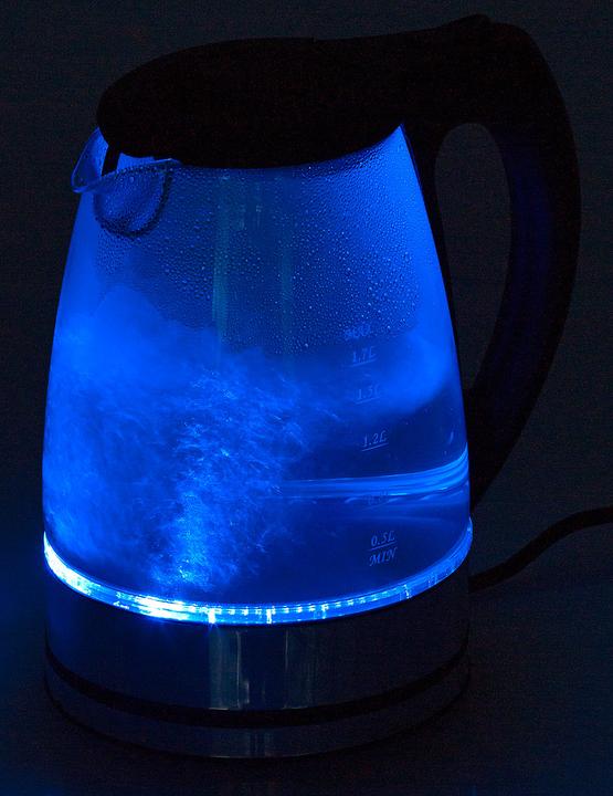 Produktbild Rosenstein & Söhne Glas-Wasserkocher mit blauer LED-Beleuchtung (1.70 l)