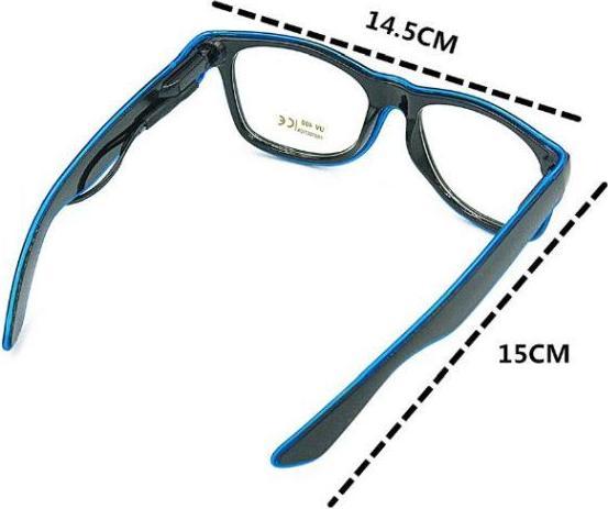 Actual product image MU Style Luminous party glasses