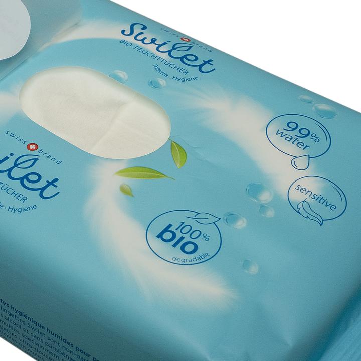 Actual product image Swilet The organic wet wipes for toilets (54 Piece)