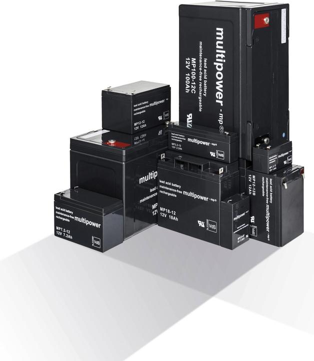 Produktbild Multipower Bleiakku 6V / 12Ah (6 V, 12000 mAh)