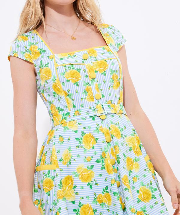 Image du produit Joe Browns Belted Floral Knee Dress (40)