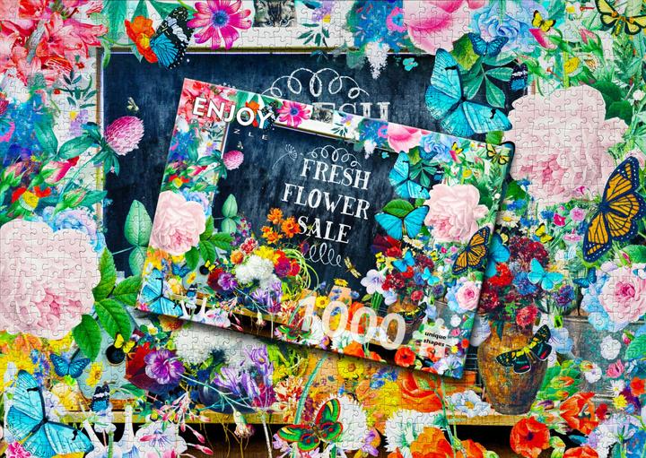 Produktbild Enjoy Puzzle Puzzle 1000 Teile - Blumenverkauf (1000 Teile)