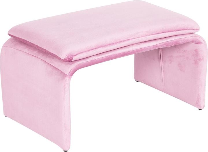 HTI-Living Tabouret rembourré L/H/P 61 x 37 x 40 cm Vance Rosa