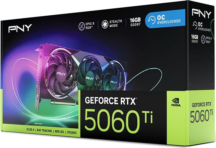 Actual product image PNY GEFORCE RTX 5060 TI 16GB (16 GB)