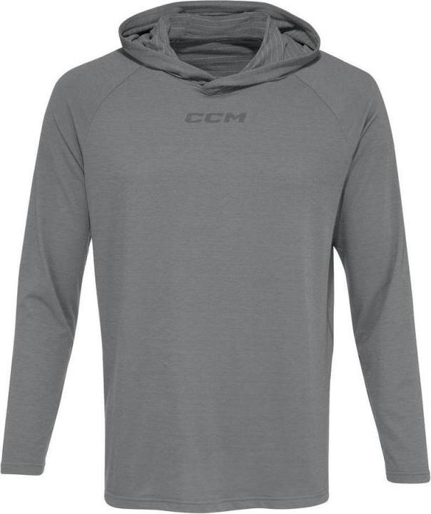 Produktbild CCM Langarm-Premium-Trainingshoodie (M, temno siva (grau meliert)) (M)