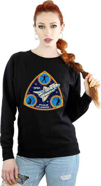 Actual product image Nasa Womens/Ladies Classic Spacelab Life Science Sweatshirt (L)