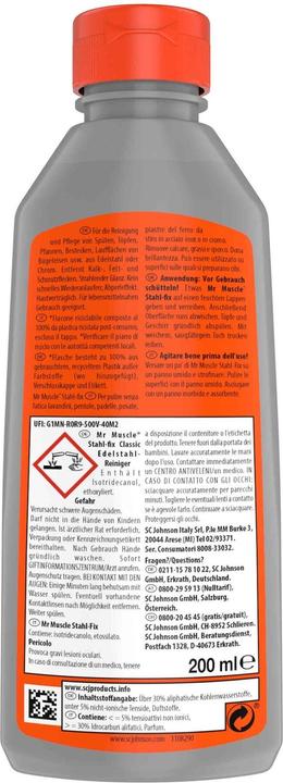 Produktbild Mr Muscle Stahl-fix