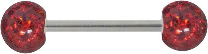 Produktbild Bijouteria Zungenpiercing (Chirurgenstahl, Kristall)