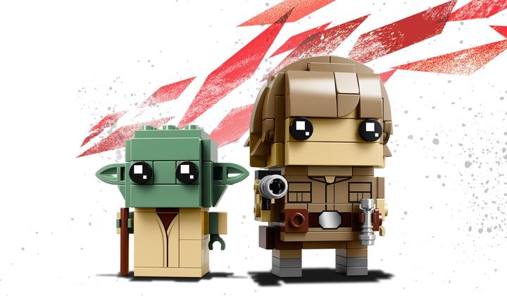 Produktbild LEGO Luke Skywalker und Yoda (41627, LEGO Brickheadz)