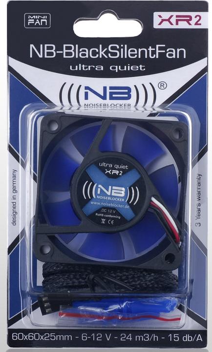 Produktbild Noiseblocker BlackSilent XR-2 (60 mm, 1 x)