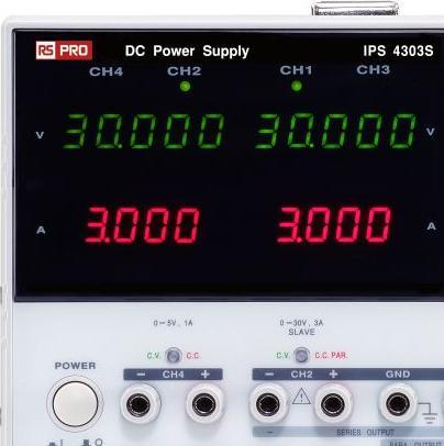 Produktbild Rs Pro 4ch,195W programmable linear DC P/S