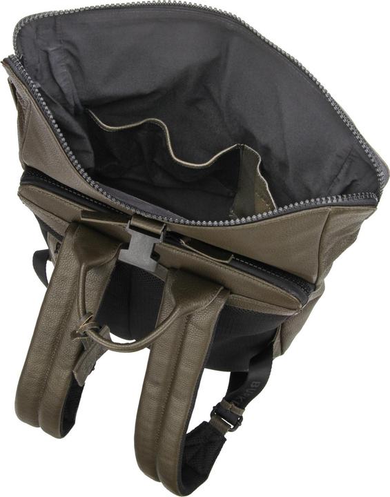 Produktbild Burkely Minimal Mason Unisex Rolltop -Rucksack - 14 -Zoll -Laptop -Kompartiment - Grün (21 l)