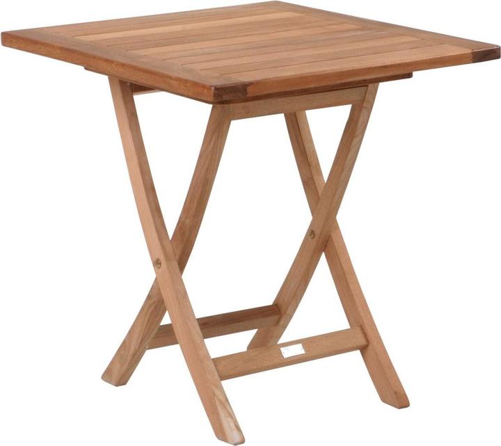 Produktbild Zebra Poker Klapptisch 70x70cm Teak (70 cm)