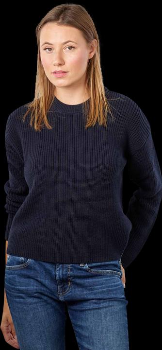 Armedangels Long Sleeve Nuriaa Pullover Round-Neck Night Sky