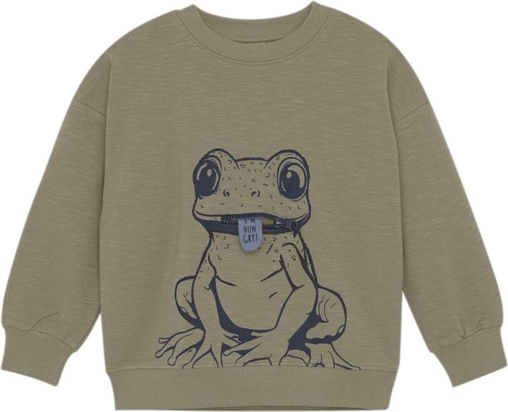 Actual product image Minymo Pullover Timber Wolf (134)