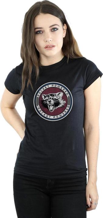 Image du produit - T-shirt GUARDIANS OF THE GALAXY ROCKET POWERED - Femme (S)