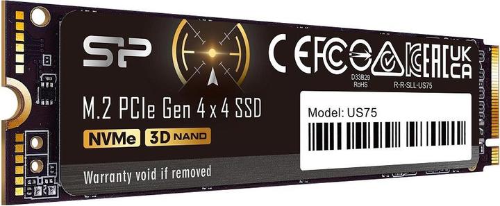 Image du produit Silicon Power SSD US75 2TB M.2 PCIe NVMe (2000 Go, M.2 2280)