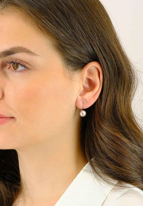 Actual product image Muau Earrings (750/18 K Gold)