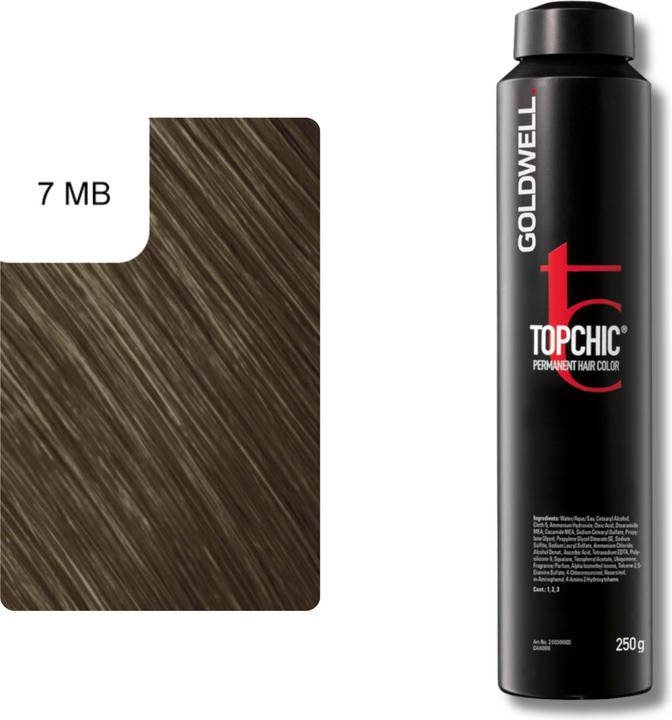 Actual product image Goldwell Topchic (7-MB jade brown light)
