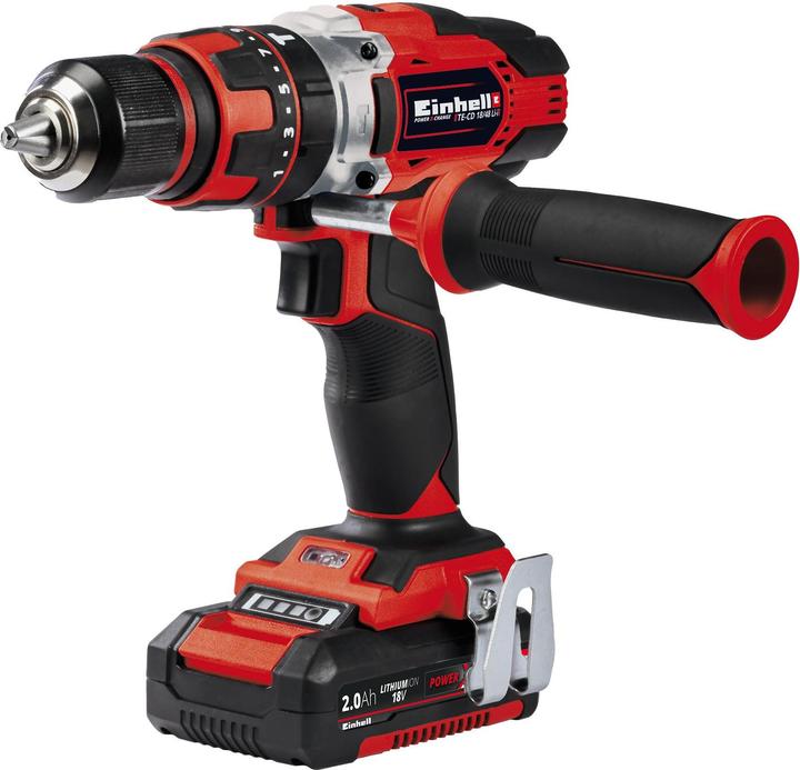 Immagine prodotto Einhell Trapano a percussione a batteria TE-CD 18/48 Li Kit (Batteria ricaricabile)