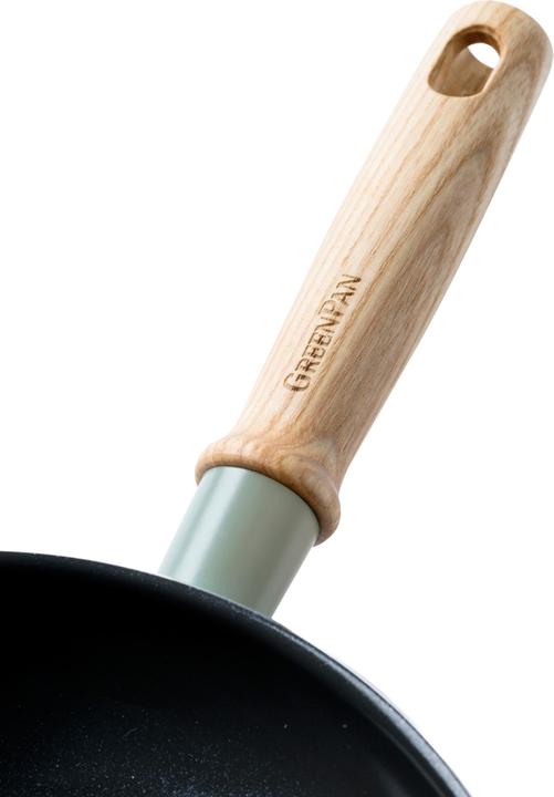 Image du produit Greenpan Mayflower hapjespan met deksel 24 cm - inductie - anti-aanbak - PFAS-vrij (Poêle à frire, Aluminium)