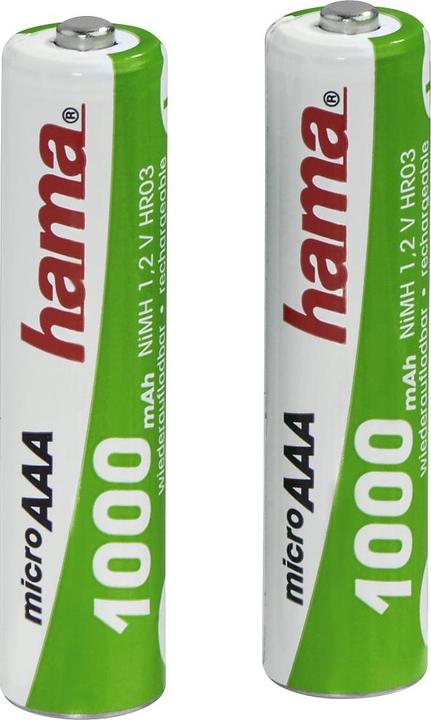 Produktbild Hama NiMH-Akkus Ready4Power (2 Stk., AAA, 1000 mAh)