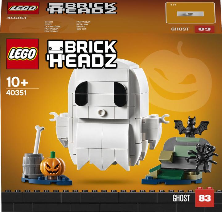 Image du produit LEGO BrickHeadz HalloweenFantôme (40351, LEGO Brickheadz)