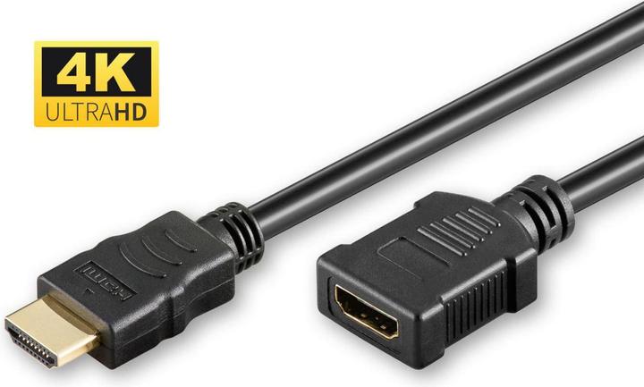 Produktbild MicroConnect HDMI 2.0 Extension Cable, 0.5m (0.50 m, HDMI)