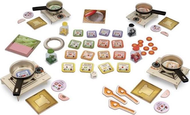 Produktbild HG101 - A la carte, Figuren-/Kartenspiel, 2-4 Spieler, ab 8 Jahren (DE-Ausgabe) (Deutsch)