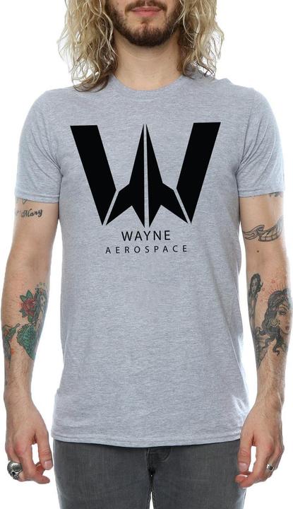Image du produit - T-shirt JUSTICE LEAGUE MOVIE WAYNE AEROSPACE - Homme (S)