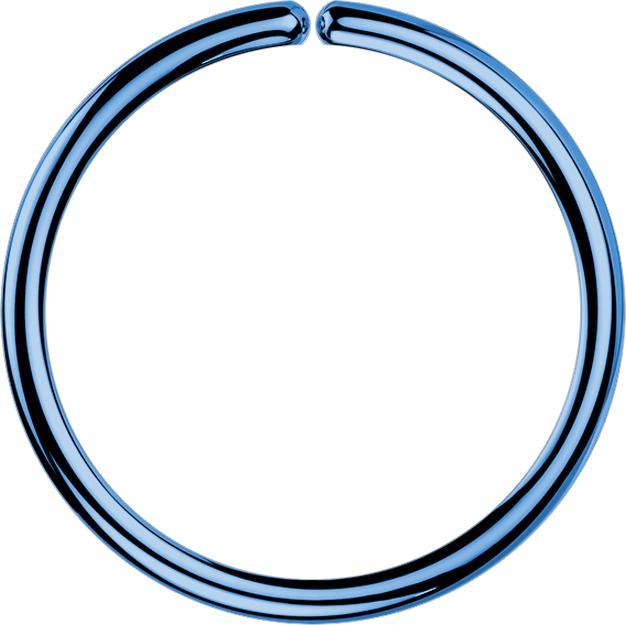 Star Piercing Micro Piercing Ring dunkelblau (ohne Messing, Chirurgenstahl 316L)