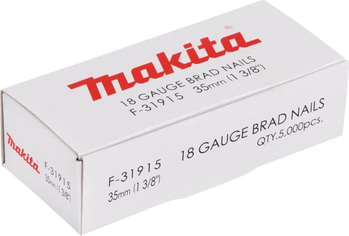 Actual product image Makita Upset head nail Brads 35 mm 5000 pieces galvanized ( F-31915 ) for nailer DBN500/AF50