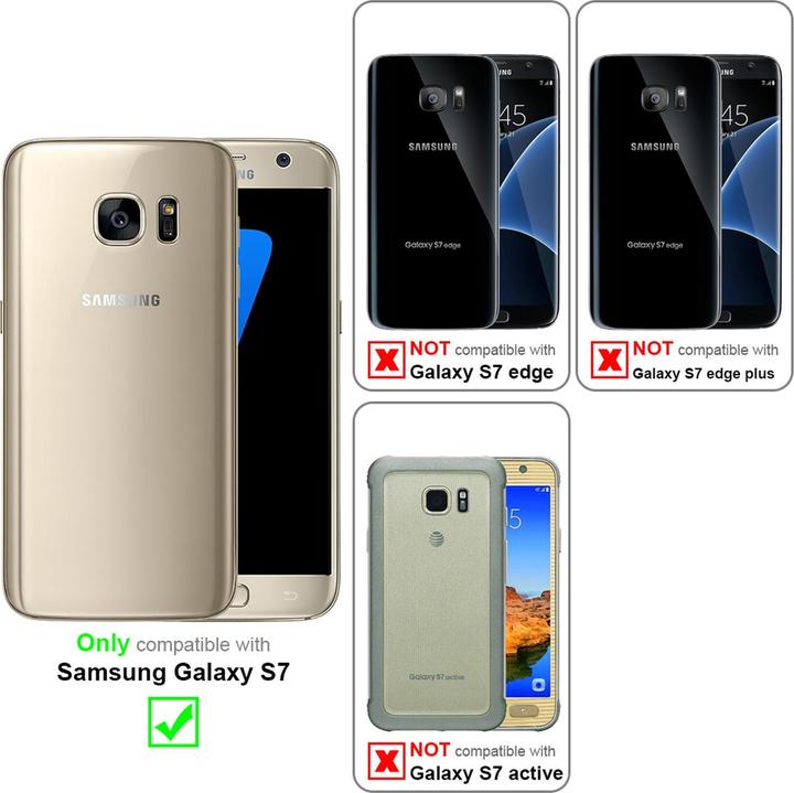 Productafbeelding Cadorabo Boek met kaft met standfunctie (Samsung Galaxy S7)