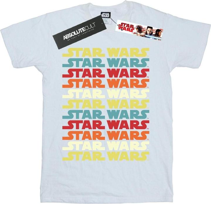 Actual product image Star Wars Boys Retro Repeat Logo T-Shirt (140, 146)