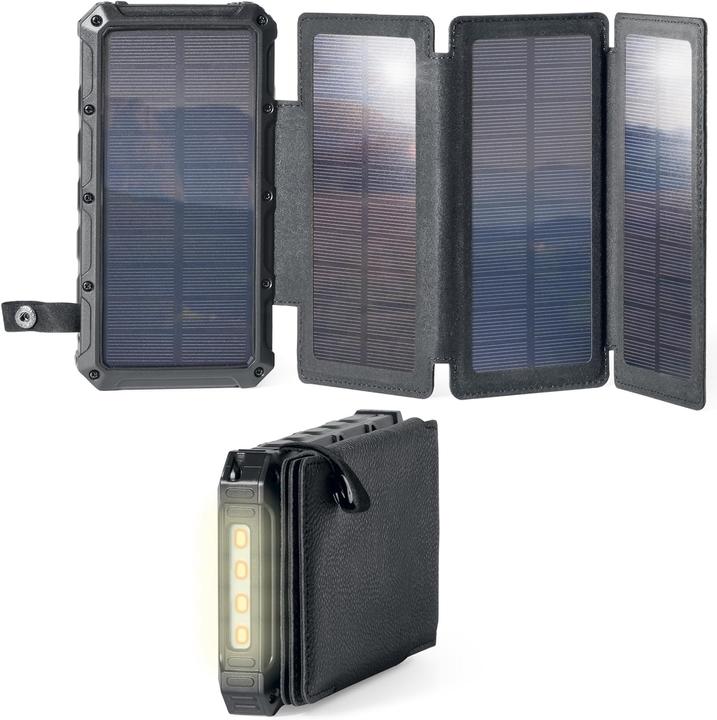 Actual product image Roboparts SP26W Handy-Solarladegerät für Camping und Outdoor (20000 mAh, 8 W)