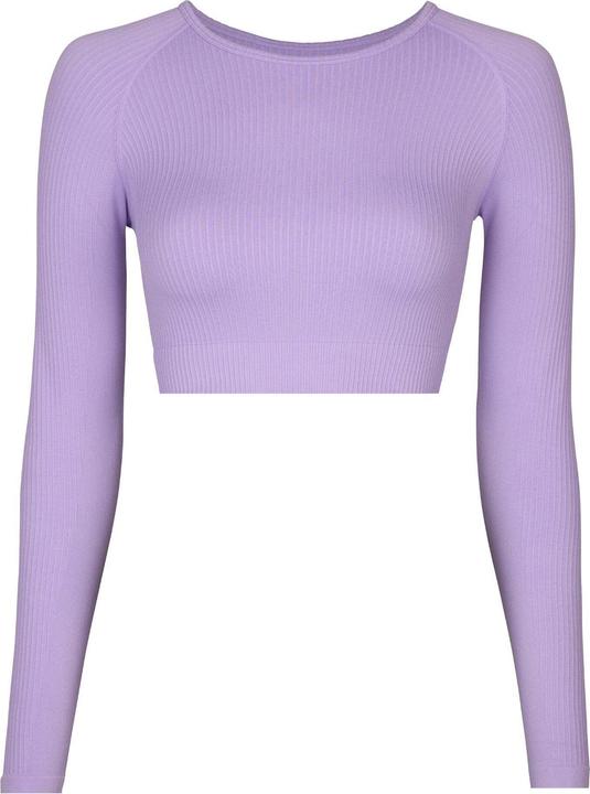 Snocks Geripptes Sportshirt langarm Damen