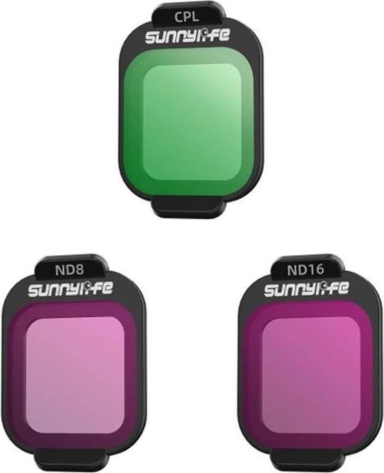 Actual product image Sunnylife Filtry CPL, ND8, ND16 do DJI Flip