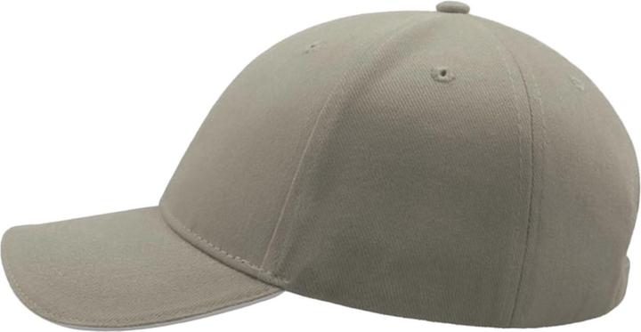 Actual product image Atlantis Liberty baseball cap with 6 brushed cotton panels (pack of 2) (One size)