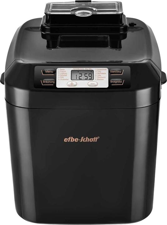Actual product image Efbe-Schott EFBE Schott SC BBA 1000 BK CP Breadmaker Timer function, non-stick coating, Cool-Touch housing